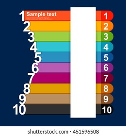 infographics options banner. Vector illustration. can be used for workflow layout, diagram, number options, web design