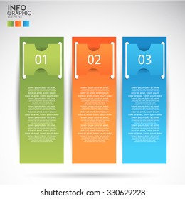 Infographics options banners set