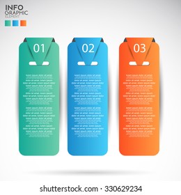 Infographics options banners set