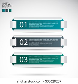 Infographics options banners set