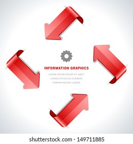 Infographics options design elements. Vector illustration. Lines and banner numbers and icons website eps 10. 