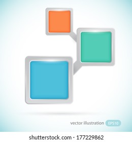 Infographics options design elements. Vector illustration eps10.