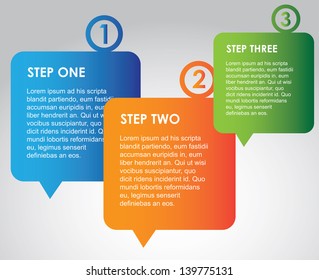 infographics options over gray background vector illustration