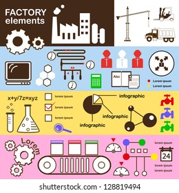 Infographics And Other Elements - Set - Vector Illustration, Graphic Design Editable For Your Design. Social Info Graphics Elements