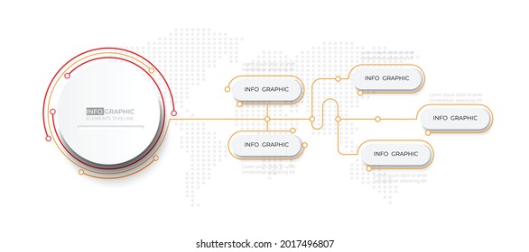infographics Partition color chart origami paper color info-graphic template for diagram presentation chart and business concept with element options