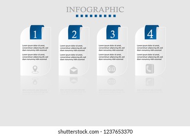 infographics plan design illustration  and marketing icons can be used for workflow layout,  Business concept with 4 options, steps or processes.