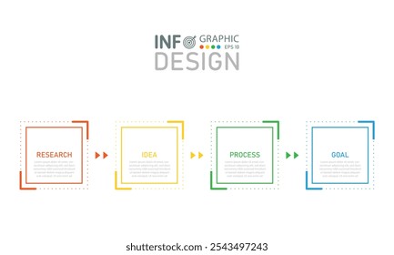 Infographics for presentations and free space for icons. for presenting work that is perfect for you