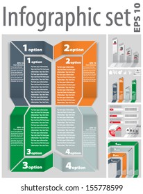 infographics set (diagram, elements, statistics, booth )