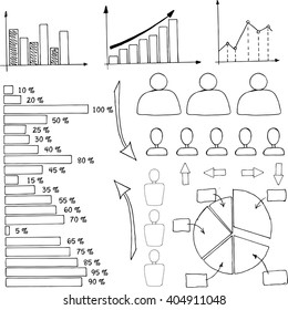 Infographics Set - Hand Drawn Style Illustration
