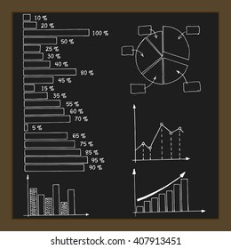 Infographics Set - Hand Drawn Style Illustration