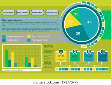 Infographics set and Information elements