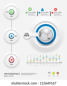 infographics set and Information Graphics vector.