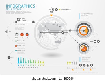 infographics set and Information Graphics vector.Modern style