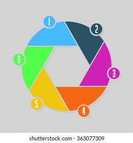 Infographics set. Vector Template for diagram, graph, presentation and chart