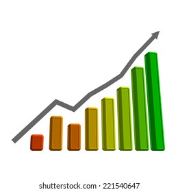 7,519 Bar Graph Showing Growth Images, Stock Photos & Vectors ...