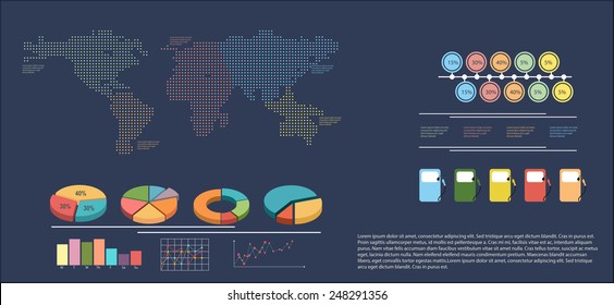 Eine Infografik mit einer Karte auf grauem Hintergrund