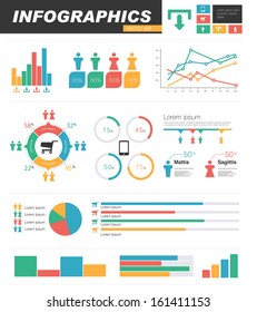 infographics statistics set