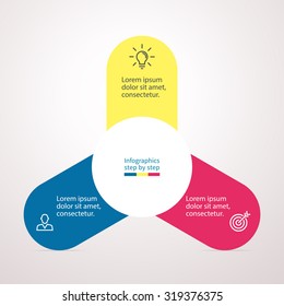 Infographics Step By Step Chart Graph Stock Vector (Royalty Free ...