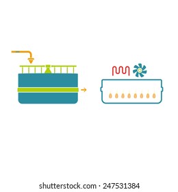 Infographics technology of beer production