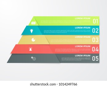 Infographics template for business, education, web design, banners, brochures, flyers. Vector illustration.