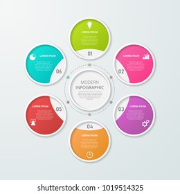 Infographics template for business, education, web design, banners, brochures, flyers. Vector illustration.