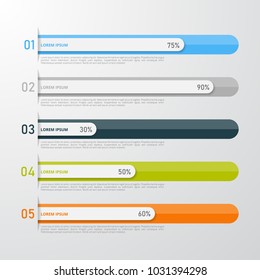 Infographics template for business, education, web design, banners, brochures, flyers. Vector illustration.