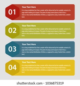 Infographics template for business, education, web design.  can be used for workflow layout, diagram, number options, graphic or website layout vector