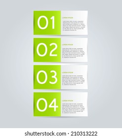 Infographics template for business, education, web design, banners, brochures, flyers. Vector illustration. 