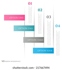 Infographics template for business, education, web design, banners, brochures, flyers. Vector illustration.