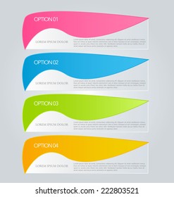 Infographics template for business, education, web design, banners, brochures, flyers. Vector illustration.