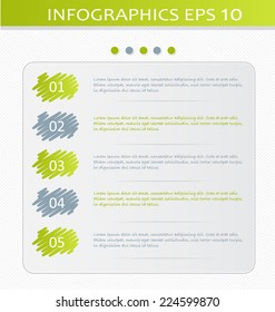 Infographics template for business, education, web design, banners, brochures, flyers. Vector illustration.