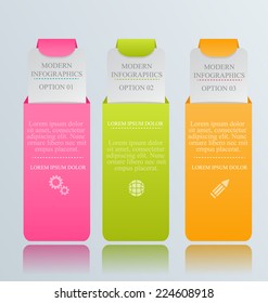 Infographics template for business, education, web design, banners, brochures, flyers. Vector illustration.