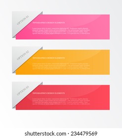 Infographics template for business, education, web design, banners, brochures, flyers. Vector illustration.