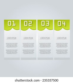 Infographics template for business, education, web design, banners, brochures, flyers. Vector illustration.
