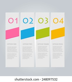 Infographics template for business, education, web design, banners, brochures, flyers. Vector illustration.