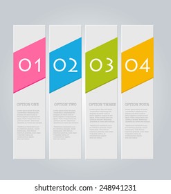 Infographics template for business, education, web design, banners, brochures, flyers. Vector illustration.