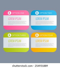 Infographics template for business, education, web design, banners, brochures, flyers. Vector illustration.