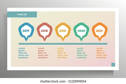 Plantilla de infografía para presentación de negocios. Ilustración de color del vector.