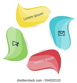 infographics Template for Data visualization, diagram, presentation ,steps or processes.