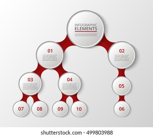 Infographics template for diagram, graph, presentation and chart. Teamwork and leadership concept. Business team. Methods of business development. Business tree hierarchy, pyramid scheme of mlm.