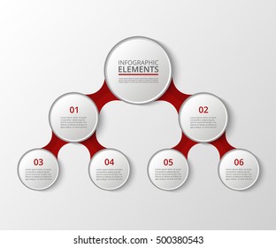 Infographics template for diagram, graph, presentation and chart. Teamwork and leadership concept. Business team. Methods of business development. Business tree hierarchy, pyramid scheme of mlm