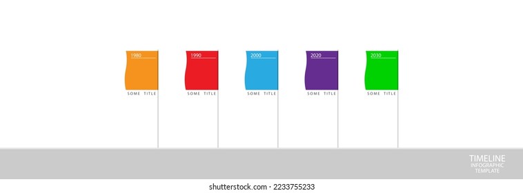 Infografik-Vorlage mit Flag. Informationsbericht oder Geschäftsplan.