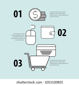 infographics template icons
