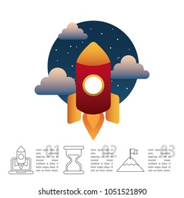 infographics template icons