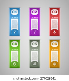 Infographics template with number options for your presentation ,business, education, website, brochure and flyer