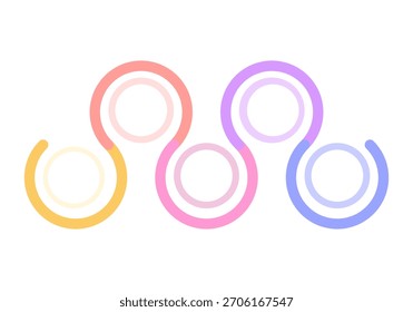 Infographics template for presentation, vector illustration.