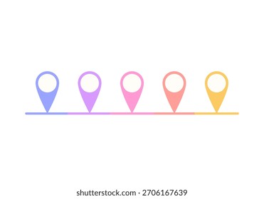 Infografía Plantilla para presentación, Ilustración vectorial.