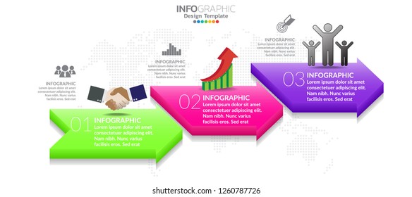 Infographics template seo optimization. SEO Digital Marketing concept with chart and icons.