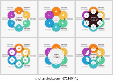 Infographics template set