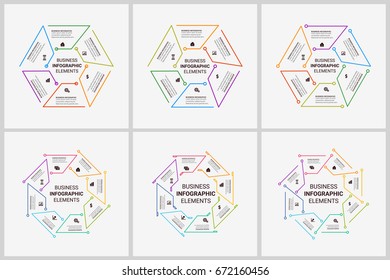 Infographics template set